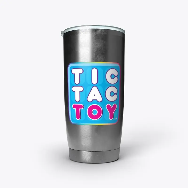 Tic Tac Toy Logo (Water Bottles)